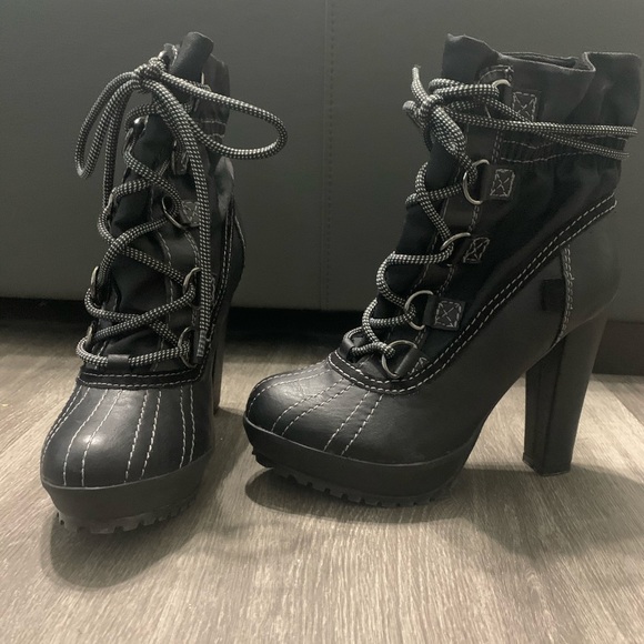 Brand new combat la w up heel boot 8.5 - Picture 2 of 4